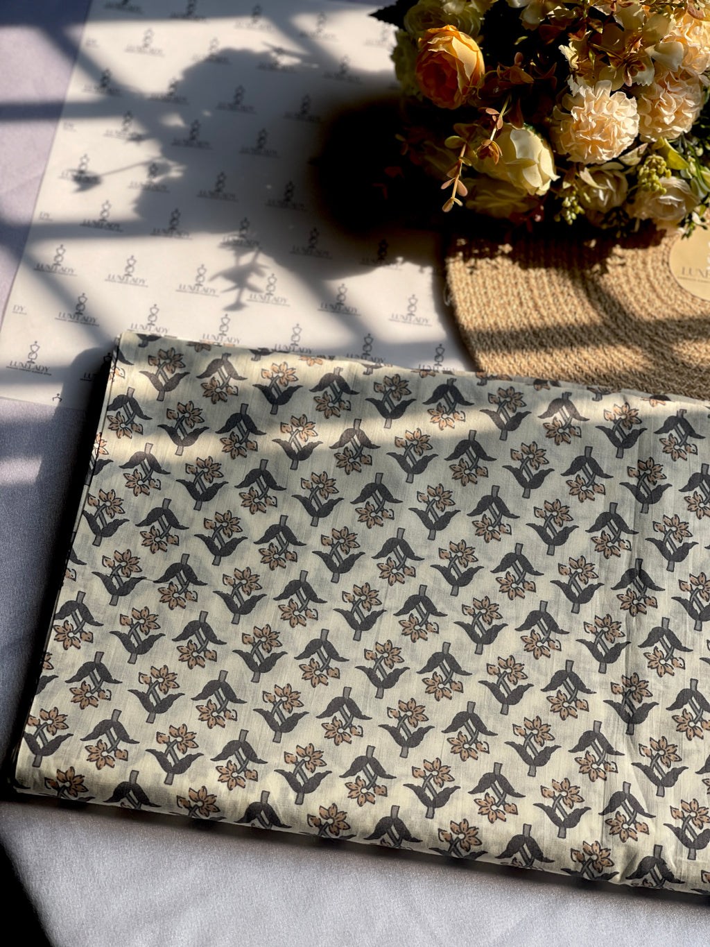 Premium Cotton unstitched kurti set